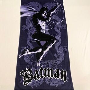 Vintage Batman Begins Beach Towel with Inflatable Pillow Dragon Graphic
